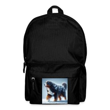 Berner Sennenhund - Rucksack - Schwarz - Vorne