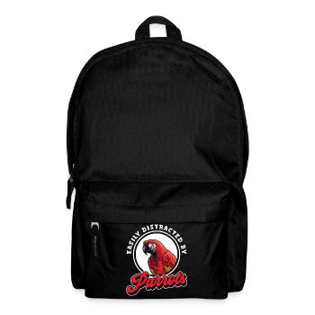 Parrot Feathers Habitat Bird Species - Backpack - black - Front