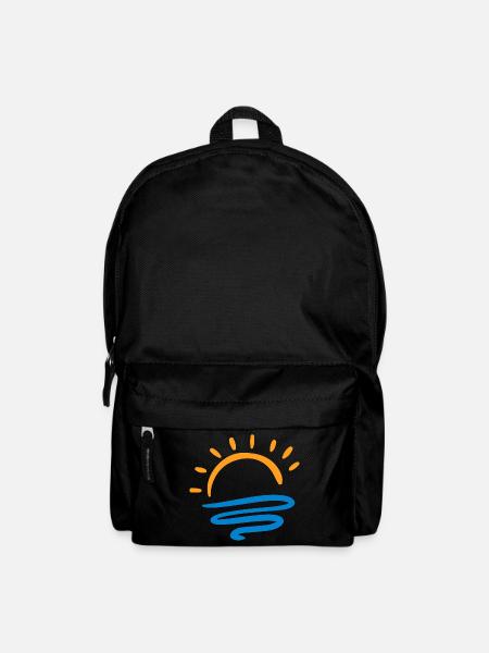Sonne & Meer - Rucksack - Schwarz
