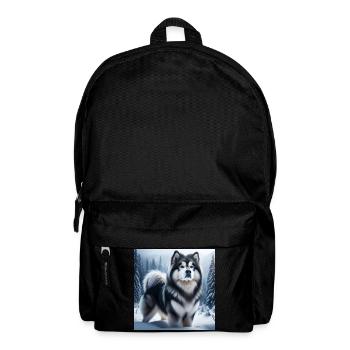 Malamute d’Alaska - Sac à dos - noir - Devant