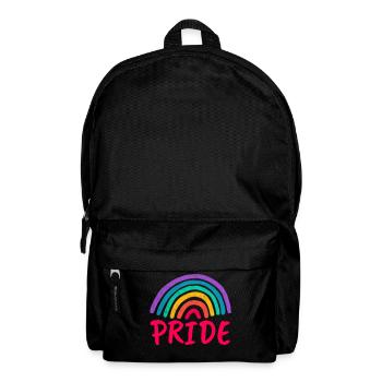PRIDE pink - Ready for Pride Month! - Backpack - black - Front