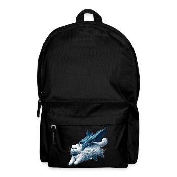 Super Cat Persian White Persian Cat Gift - Backpack - black - Front