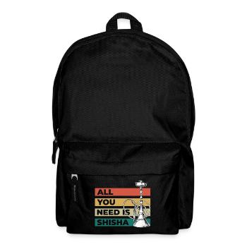 Sisha Rauch Chillig Orientalisch - Rucksack - Schwarz - Vorne