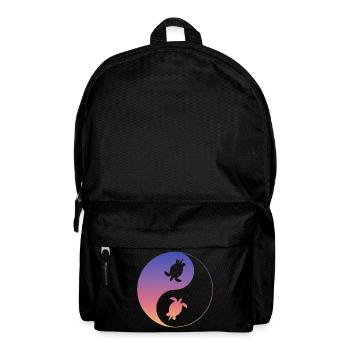 Schildkröten Schildkröte - Rucksack - Schwarz - Vorne