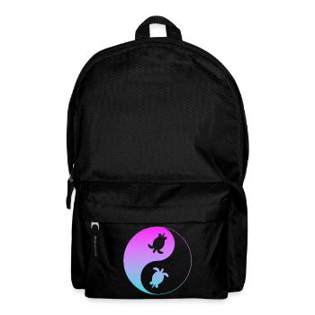 Schildkröte - Rucksack - Schwarz - Vorne
