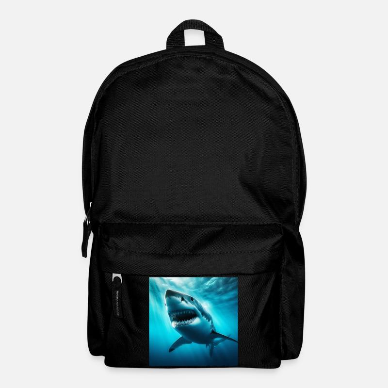 Grand requin blanc - Sac à dos - noir