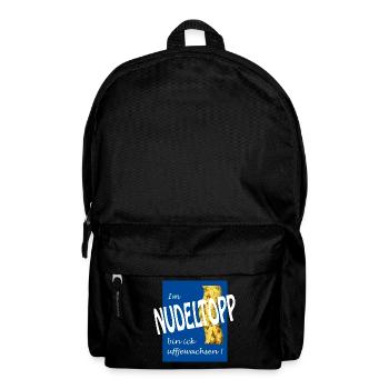 NUDELTOPP - Rucksack - Schwarz - Vorne