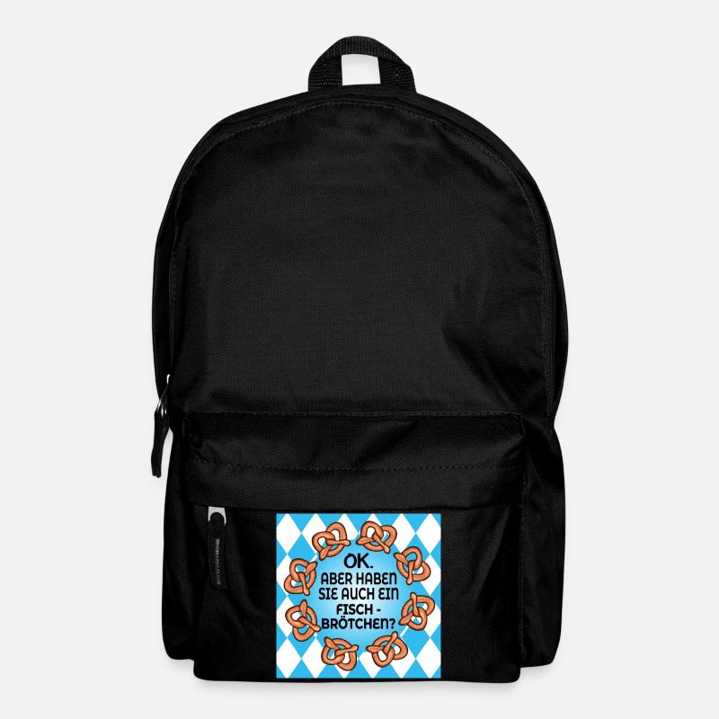 FISCHBRÖTCHEN SÜDDEUTSCHLAND BAYERN - Rucksack - Schwarz