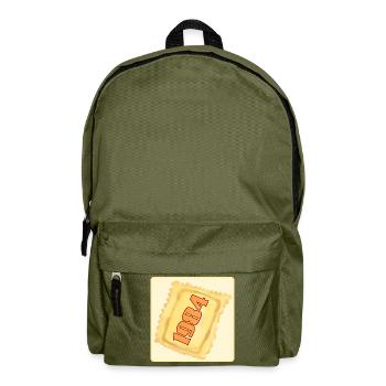 42. GEBURTSTAG 1984 RAVIOLI - Rucksack - Olivgrün - Vorne