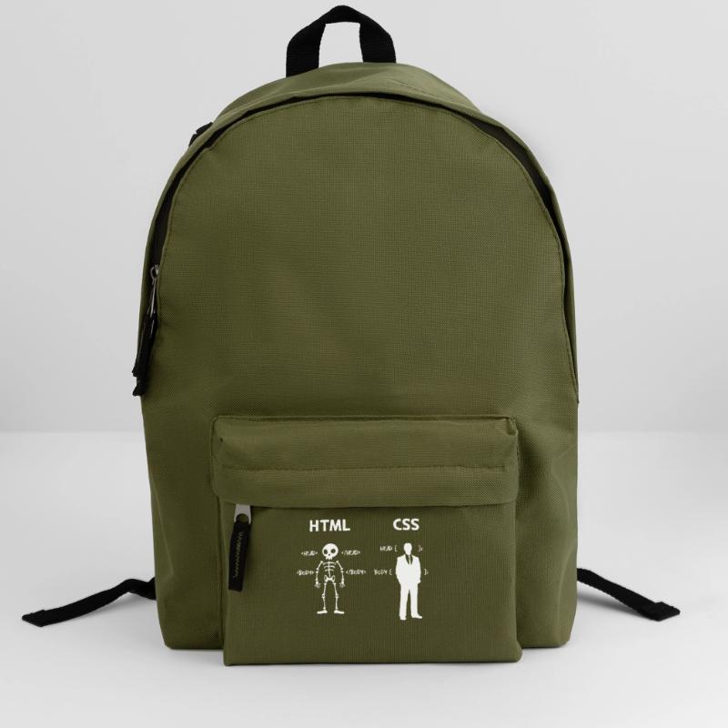Code Css C++ Php Java Developer Code Scripting Backpack