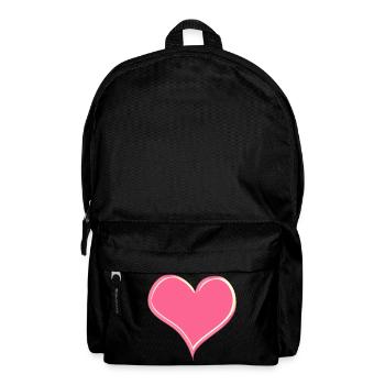 Amour du cœur ❤️ - Sac à dos - noir - Devant
