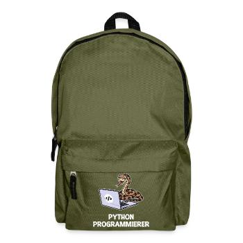 Développeur Coden Statement Programmeur informatique - Sac à dos - vert olive - Devant