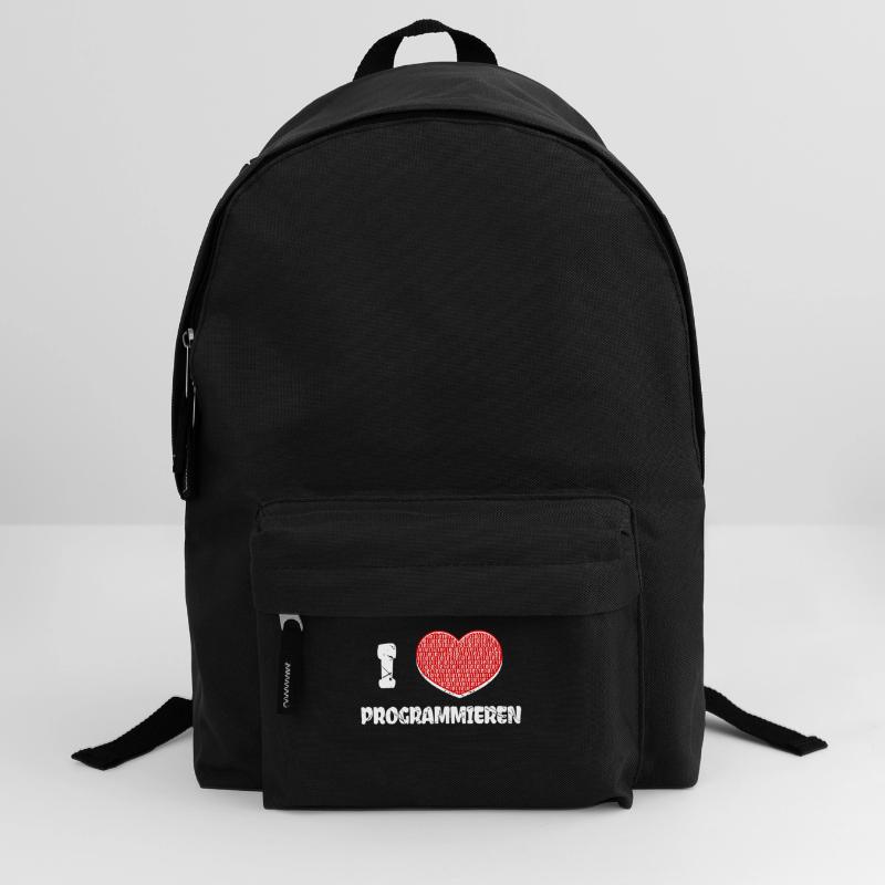 Developer Herz Programmierer Statement Informatik Rucksack