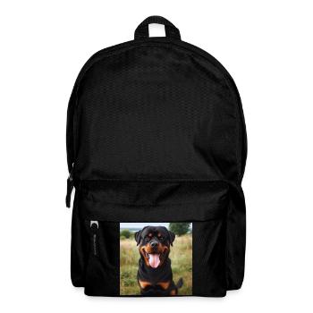 Rottweiler - Backpack - black - Front