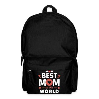 Meilleure maman du monde - Sac à dos - noir - Devant