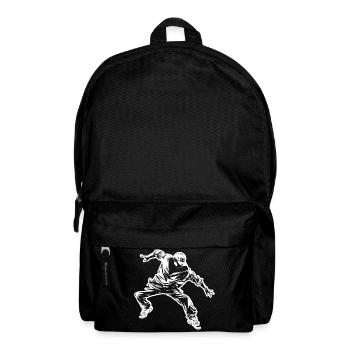 Dessin de breakdance - Sac à dos - noir - Devant