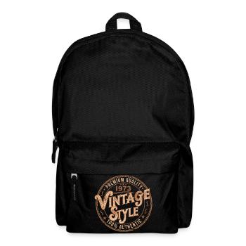 Vintage 1973 Cadeau D'anniversaire 1973 Rétro 1973 - Sac à dos - noir - Devant