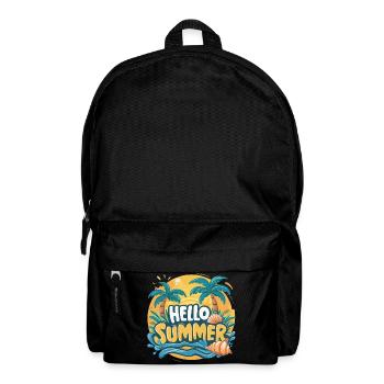 Schillernde Eleganz HELLO SUMMER - Rucksack - Schwarz - Vorne