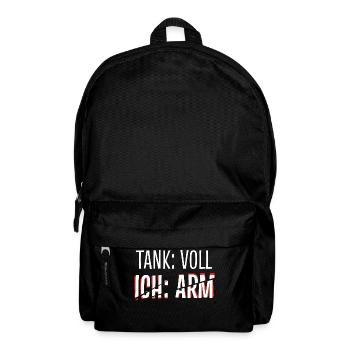 Fuel pump Energy Energy storage Refuelling Electricity - Backpack - black - Front
