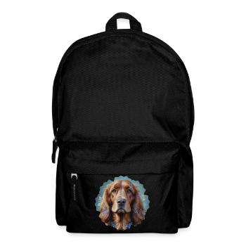 COCKER DOG - Backpack - black - Front