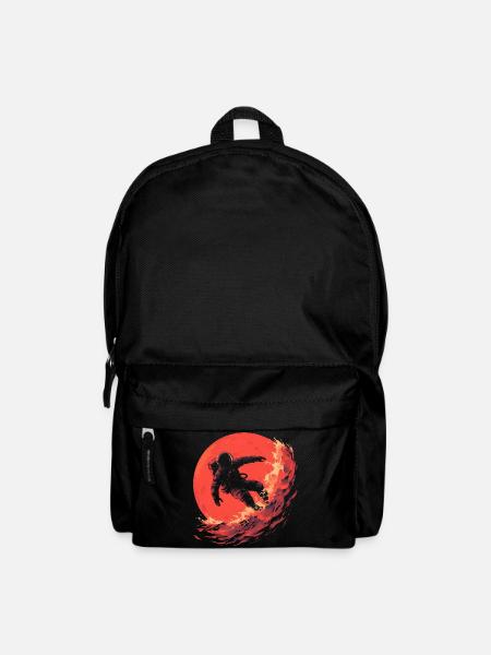 Astronaut Surfer - Rucksack - Schwarz