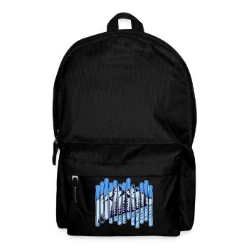 Montagne glacée Sports d’hiver Ski Vacances de ski - Sac à dos - noir - Devant