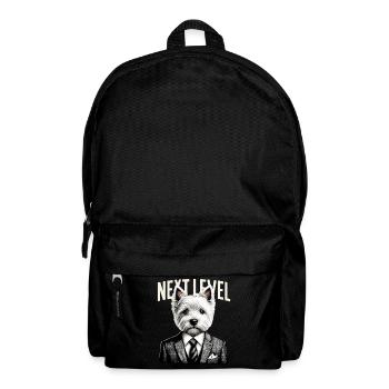 West Highland White Terrier Next Level Suit Gesch - Backpack - black - Front