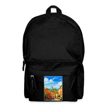 Aix En Provence France Affiche de voyage vintage WPA - Sac à dos - noir - Devant