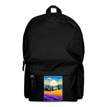 Provence Frankreich Vintage Reiseplakat Souvenir WPA - Rucksack - Schwarz - Vorne