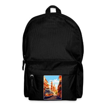 Seville Spain Vintage Travel Poster WPA Souvenir - Backpack - black - Front