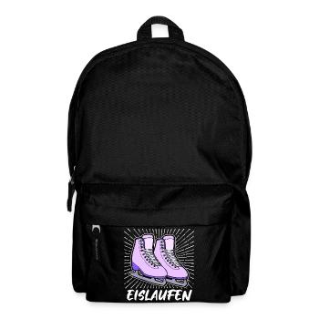 Wintersport Eislaufen Eishockey Snowboard Biathlon - Rucksack - Schwarz - Vorne