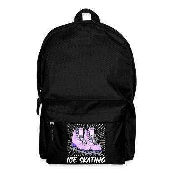 Eislaufen Eishockey Snowboard Wintersport Eis - Rucksack - Schwarz - Vorne