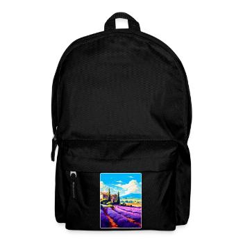Provence Frankreich Vintage Reiseplakat Souvenir WPA - Rucksack - Schwarz - Vorne