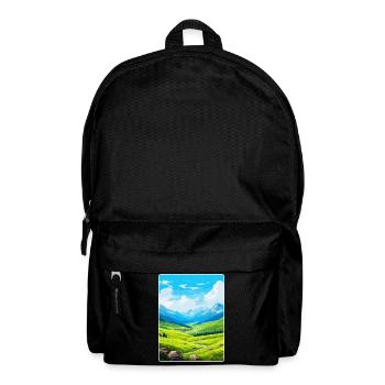 Pyrenees National Park France Travel Poster WPA - Backpack - black - Front