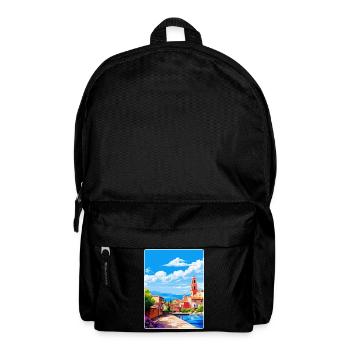 Figueres Spain Vintage Travel Poster Souvenir WPA - Backpack - black - Front