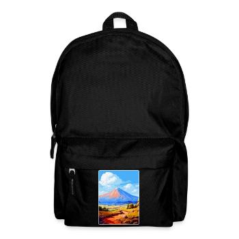Parc national du Teide Espagne Affiche de voyage vintage - Sac à dos - noir - Devant
