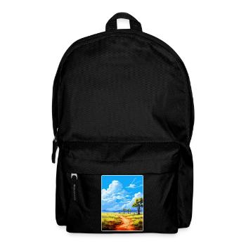 Cabaneros National Park Spain Travel Poster WPA - Backpack - black - Front