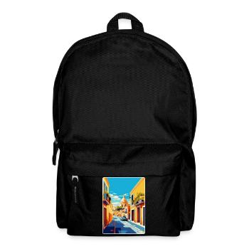 Jerez De La Frontera Spanien Vintage Reiseplakat - Rucksack - Schwarz - Vorne