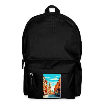 Pamplona Spain Vintage Travel Poster Souvenir WPA - Backpack - black - Front