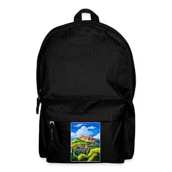 Alhambra Spain Vintage Travel Poster Souvenir WPA - Backpack - black - Front