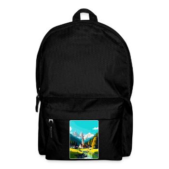 Garmisch Partenkirchen Germany Travel Poster WPA - Backpack - black - Front