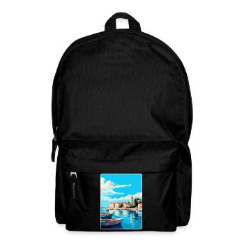 Biograd Na Moru Croatia Vintage Travel Poster WPA - Backpack - black - Front