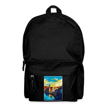 Bilbao Spain Vintage Travel Poster WPA Souvenir - Backpack - black - Front