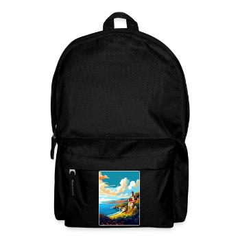 Galicia Spain Vintage Travel Poster WPA Souvenir - Backpack - black - Front