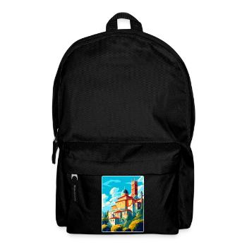 Sintra Portugal Affiche de voyage vintage Souvenir WPA - Sac à dos - noir - Devant