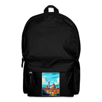 Florence Italy Vintage Travel Poster Souvenir WPA - Backpack - black - Front