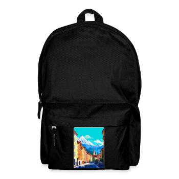 Innsbruck Österreich Vintage Reiseplakat Souvenir - Rucksack - Schwarz - Vorne