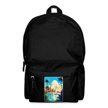 Palma De Mallorca Spain Vintage Travel Poster WPA - Backpack - black - Front