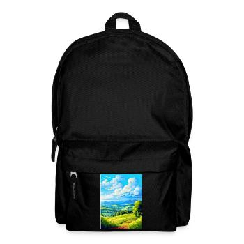 Upper Palatinate Germany Vintage Travel Poster WPA - Backpack - black - Front