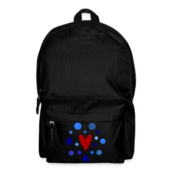 HEART. DAD. MOM. Bachelorette party. BEBE. CHILD. HEART. FEAST - Backpack - black - Front
